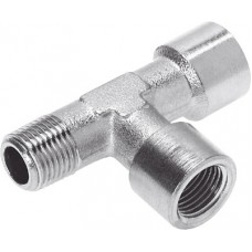 Тройник стальной резьбовой проходной 2-25 ГОСТ 21862-78